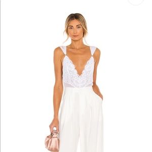 Cheap And Cheerful Bodysuit in Blanc by HAH